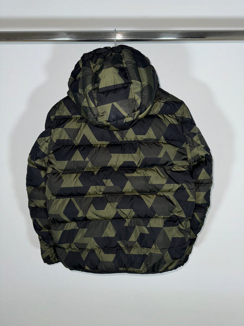 Moncler Clamart Jacket size 4 mosaic green