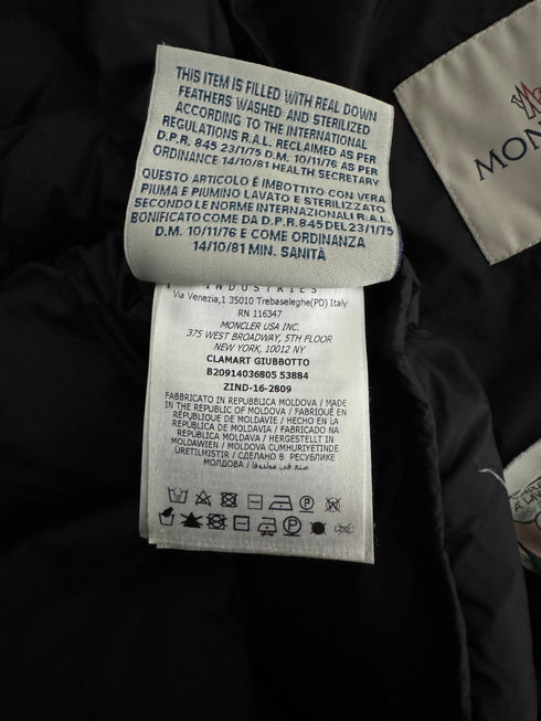 Moncler Clamart Jacket size 4 mosaic green