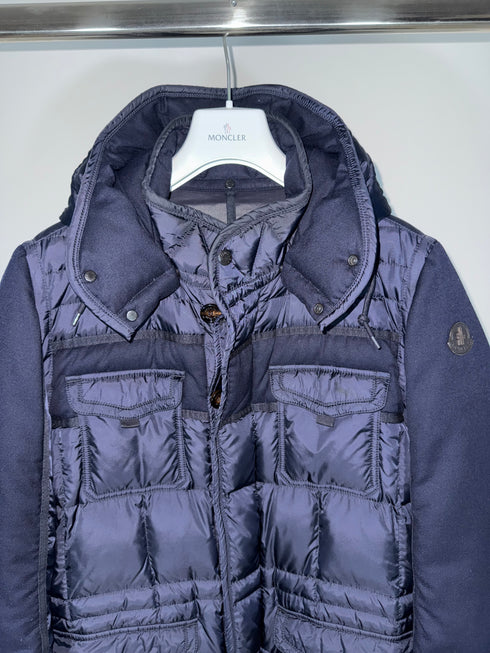 Moncler Jacob Jacket Size 4 Navy Blue