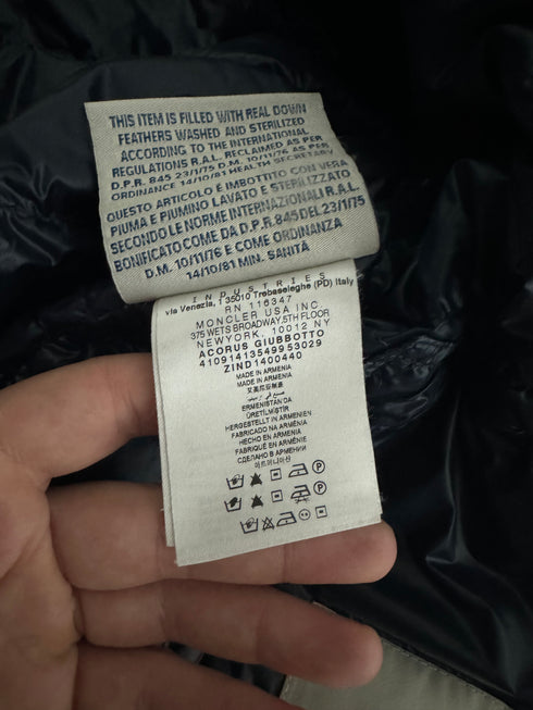 Moncler Jacket Acorus size 5 navy blue