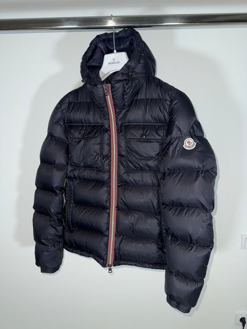 Moncler Morane Jacket Size 2 Dark Navy Blue