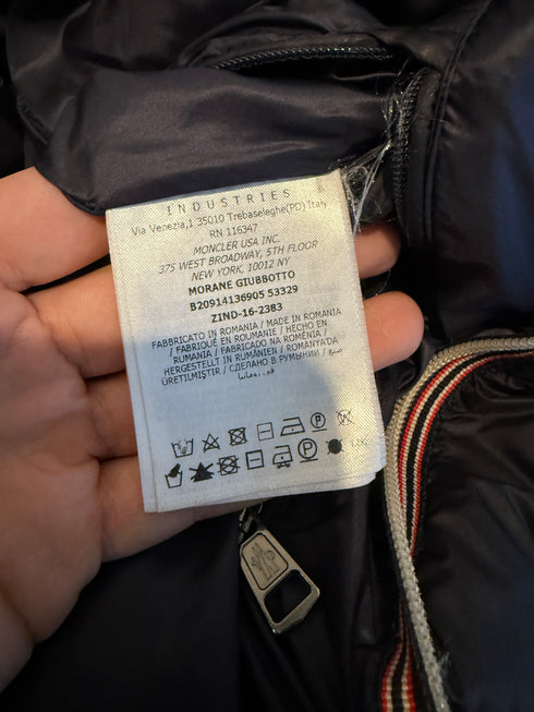 Moncler Morane Jacket Size 2 Dark Navy Blue
