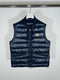 Moncler Gilet Gui vest size 4 navy blue