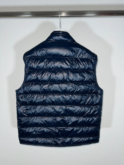 Moncler Gilet Gui vest size 4 navy blue