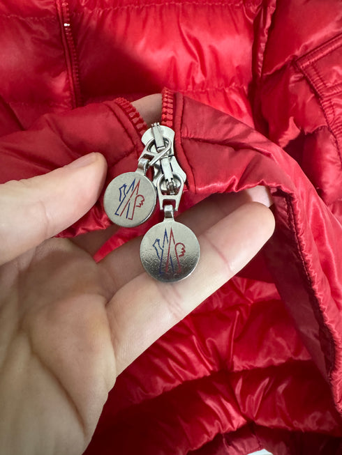 Moncler Agay Jacket size 2 red