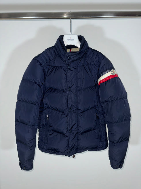 Moncler Chamonix Jacket size 3 navy blue