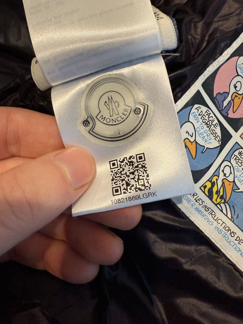 Moncler Brique Jacket Size 5 Black