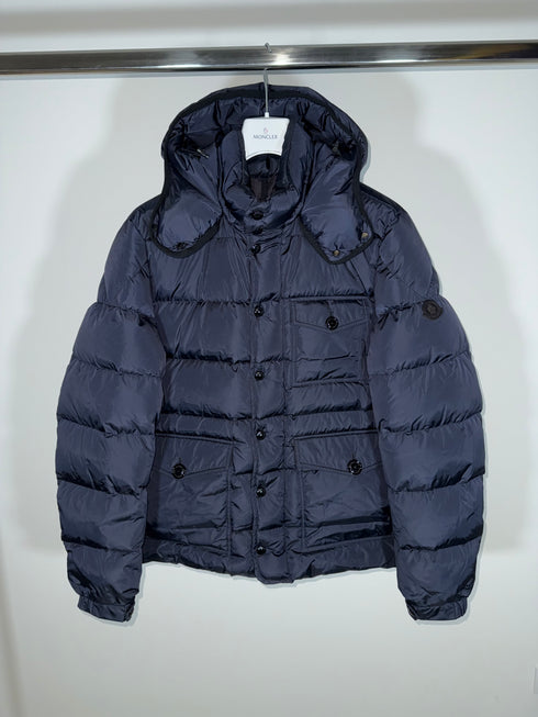 Moncler Jason Jacket Size 6 Navy Blue