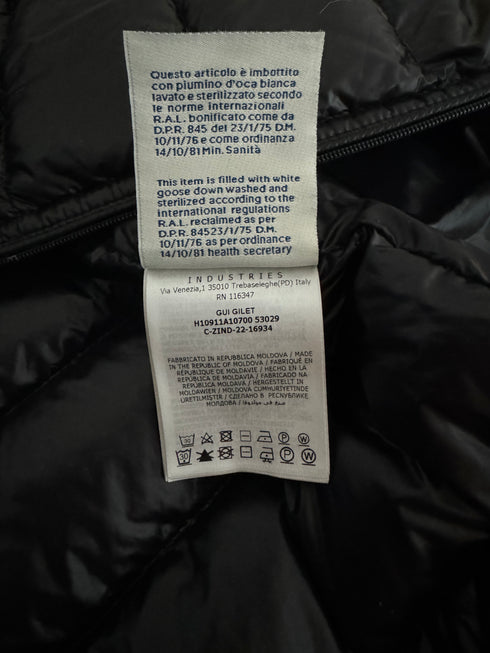 Moncler Gui Gilet size 2 black