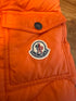 Moncler Morandieres Jacket Size 1 Orange