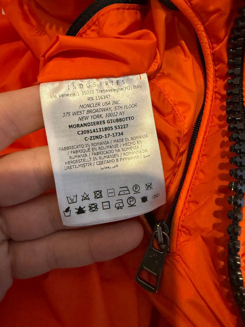 Moncler Morandieres Jacket Size 1 Orange
