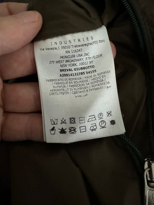 Moncler Breval Jacket size 6 olive green