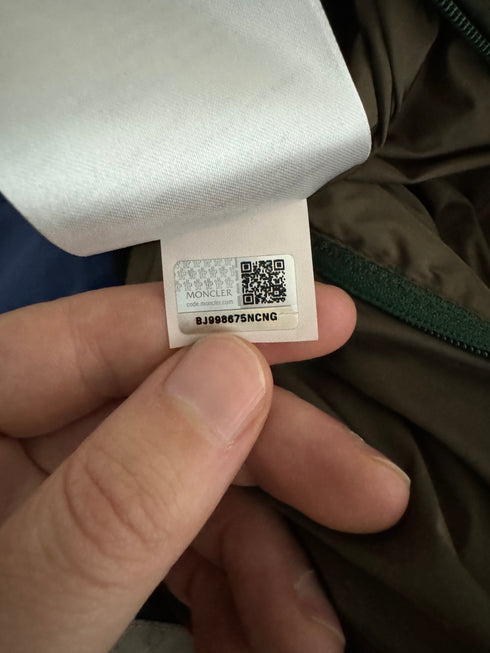 Moncler Breval Jacket size 6 olive green