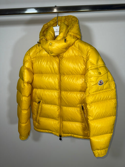 Moncler Maya Jacket Size 2 Yellow