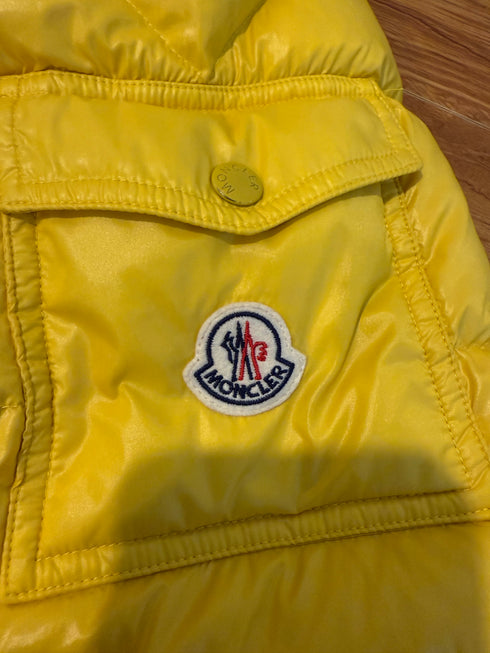Moncler Maya Jacket Size 2 Yellow