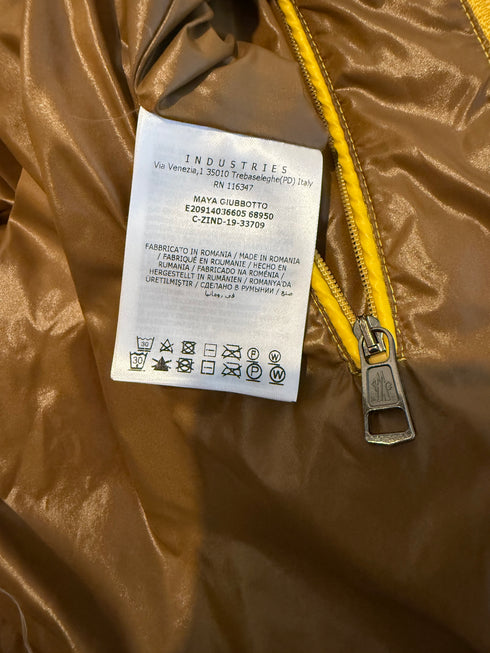 Moncler Maya Jacket Size 2 Yellow