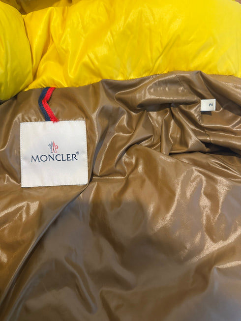 Moncler Maya Jacket Size 2 Yellow