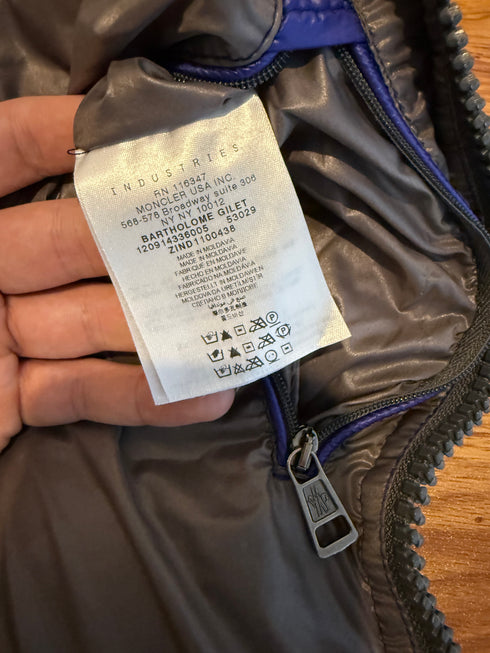 Moncler Bartholome Gilet Size 3 Electric Blue