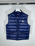 Moncler Gui Gilet Size 3 Navy Blue