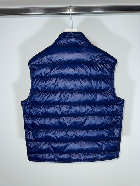 Moncler Gui Gilet Size 3 Navy Blue