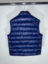 Moncler Gui Gilet Size 3 Navy Blue