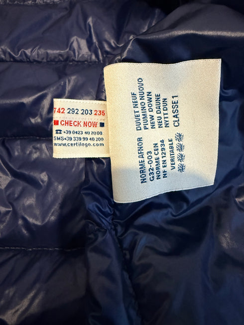 Moncler Gui Gilet Size 3 Navy Blue
