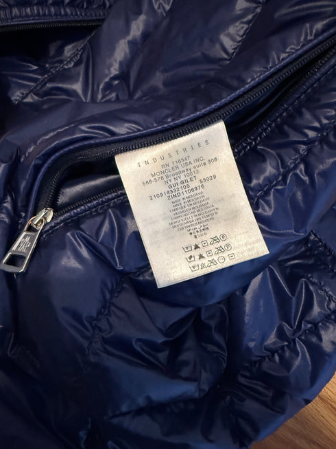Moncler Gui Gilet Size 3 Navy Blue