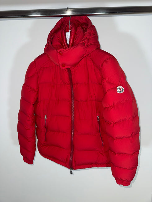 Moncler Brique Jacket Size 3 Red