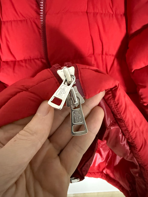 Moncler Brique Jacket Size 3 Red