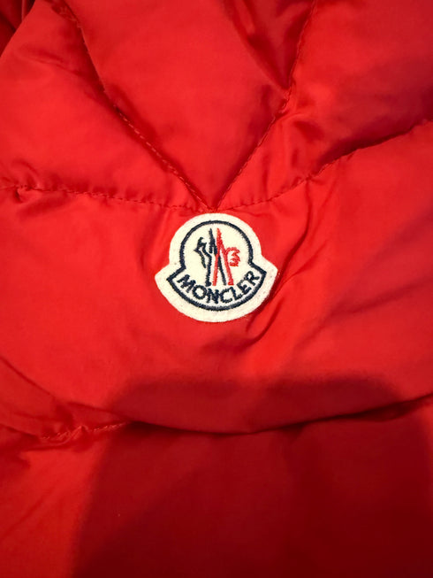 Moncler Brique Jacket Size 3 Red