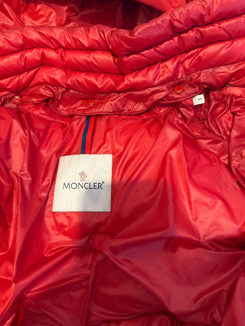 Moncler Brique Jacket Size 3 Red