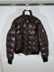 Moncler Auburn Jacket size 6 chocolate brown
