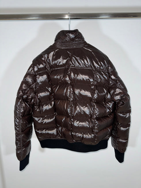 Moncler Auburn Jacket size 6 chocolate brown