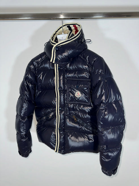 Moncler Branson jacket size 2 navy blue
