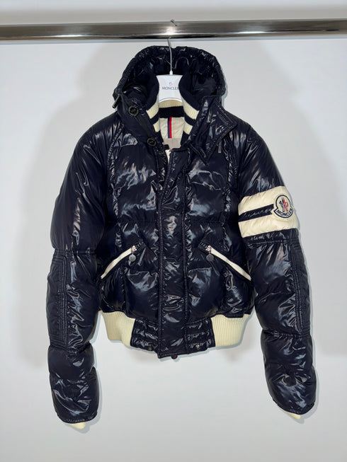 Moncler Leon Jacket size 3 navy blue