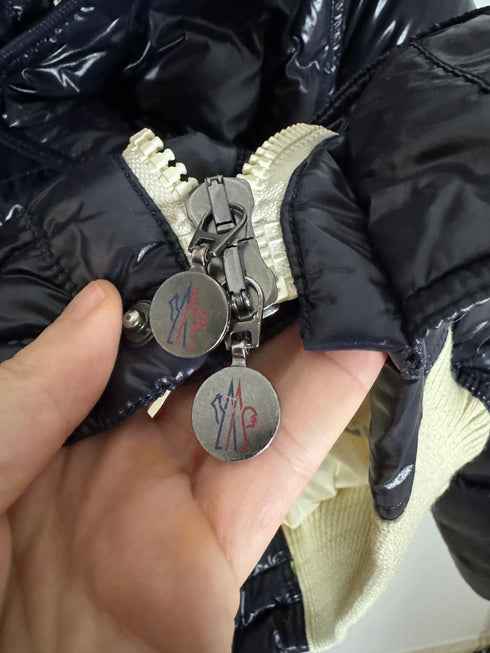Moncler Leon Jacket size 3 navy blue
