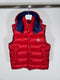 Moncler Billecart gilet size 3 red