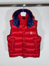 Moncler Billecart gilet size 3 red