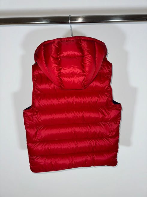 Moncler Billecart gilet size 3 red