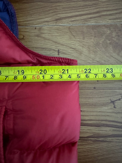 Moncler Billecart gilet size 3 red