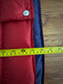 Moncler Billecart gilet size 3 red