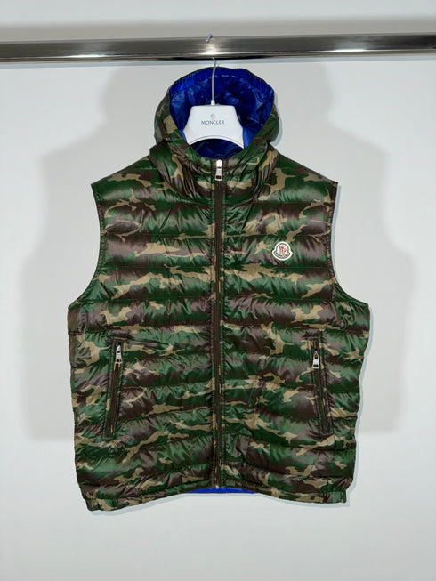 Moncler Patrick Gilet size 4 camo green