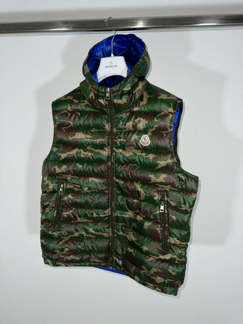 Moncler Patrick Gilet size 4 camo green