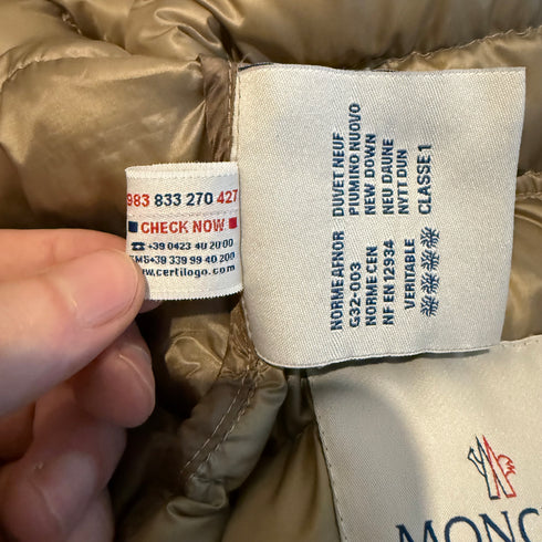 Moncler Lans Women’s Jacket - Size 3 (M/L) - Champaign Brown