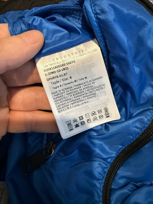 Moncler Ophrys Gilet Size 4 Blue