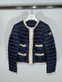 Moncler Flavienne Women’s Jacket - Size 0 (XS) - Navy Blue
