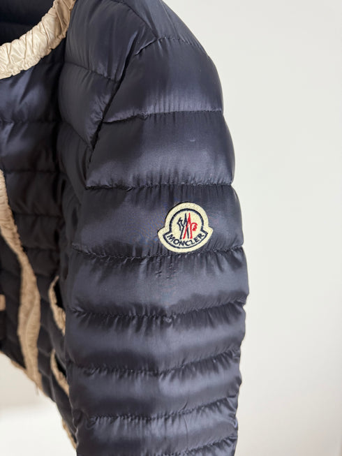 Moncler Flavienne Women’s Jacket - Size 0 (XS) - Navy Blue