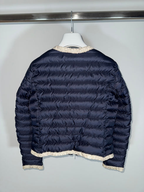 Moncler Flavienne Women’s Jacket - Size 0 (XS) - Navy Blue
