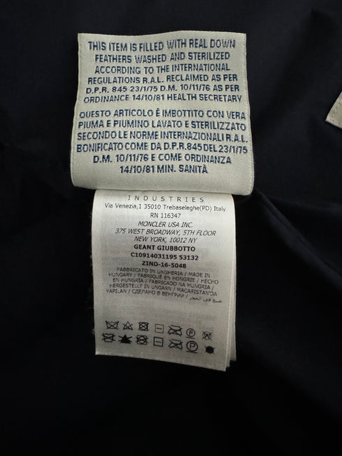 Moncler Geant Jacket size 2 black