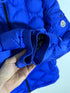 Moncler Morandieres Jacket Size 3 Electric Blue